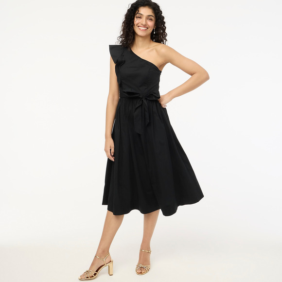 J.Crew Dresses & Skirts - J.Crew Factory Petite one-shoulder maxi dress P6